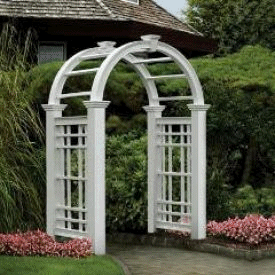 Outdoor Wood or PVC Arbor Sales and Installations by Schiano