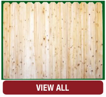 Solid Wood Fence Panels  Sales and Installation