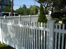 Hampton Straight PVC Fence