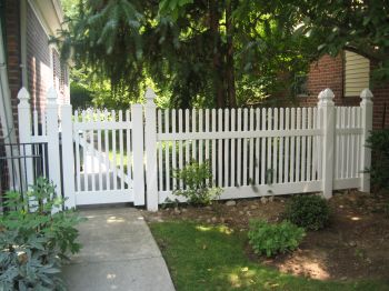 Hampton Straight PVC Fence #3