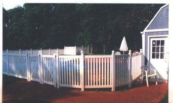 Malibu PVC Fence #4