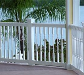 Colonial Spindle PVC Railing