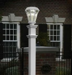 PVC Sturbridge Lamp Post